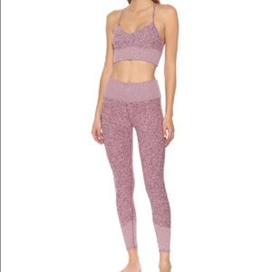 ALO yoga alosoft dragonfruit heather leggings xs